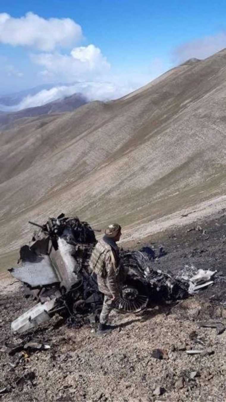 В Армении назвали имя погибшего пилота сбитого Су-25. ФОТО