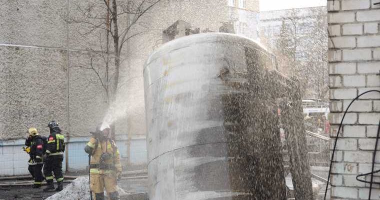 кислородная будка цистерна взорвалась разгерметизация Челябинск взрыв