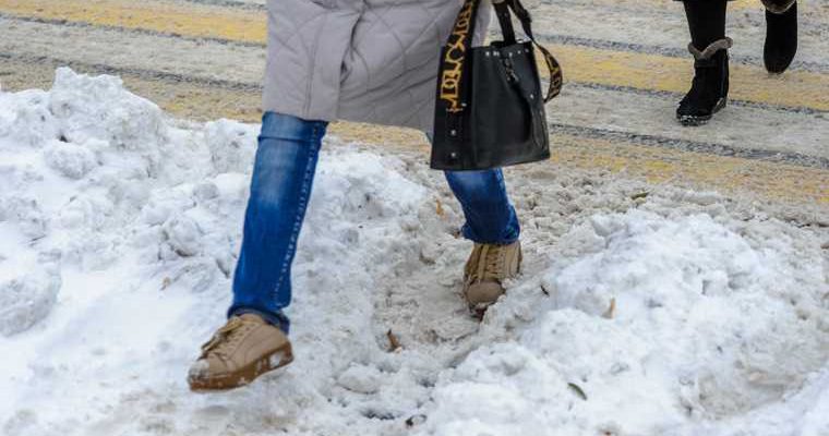 снегопады в России