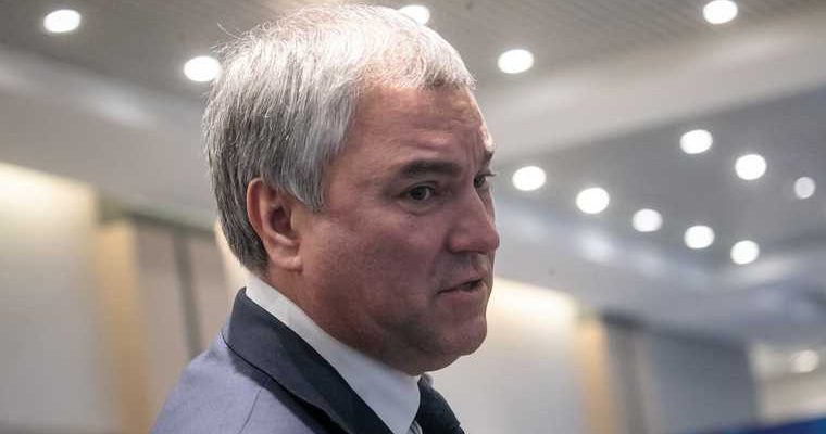 Володин о рисках заразиться коронавирусом