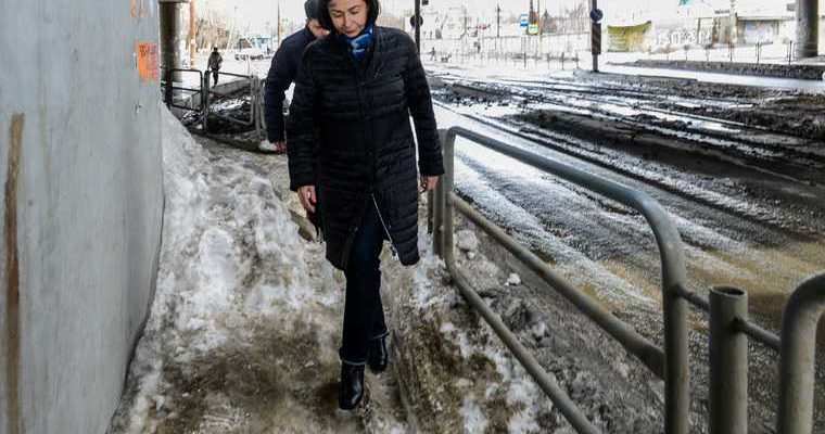 Челябинск улица Куйбышева автосервис асфальт провал яма фото